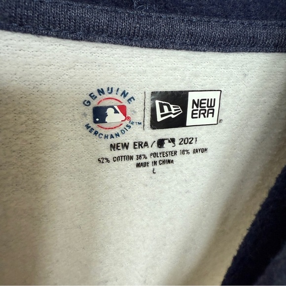 New Era Houston Astros Women's Colorblock Pullover Hoodie Navy/White Size L MLB - Picture 7 of 9